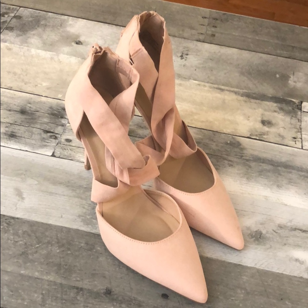 Blush Pink Heels - Picture 3 of 4